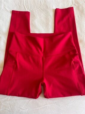 RAG High-Waist Red Women’s Active leggings